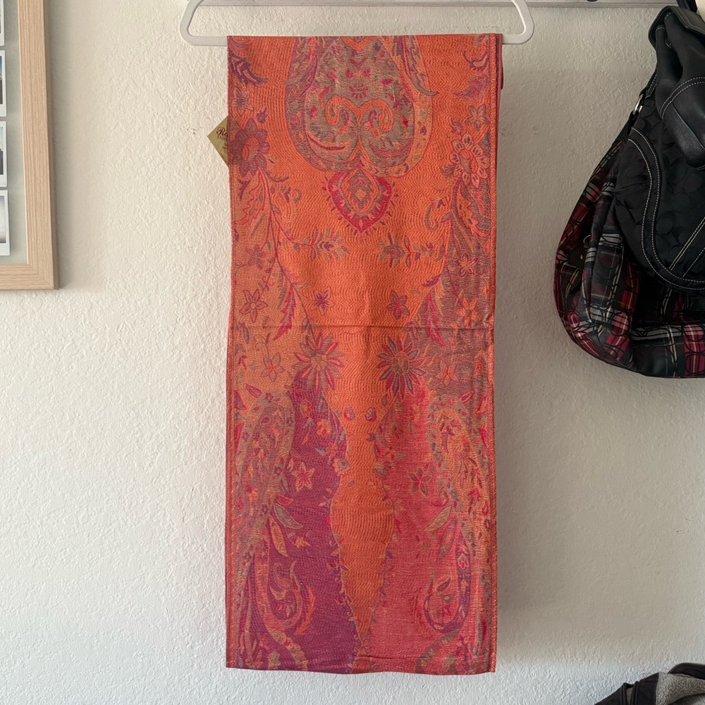 Silk and Wool infinity scarf